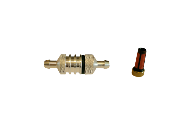 RC Glow Engine Inline Alloy Oil Fuel Filter R/C - CeeKay Traders UK