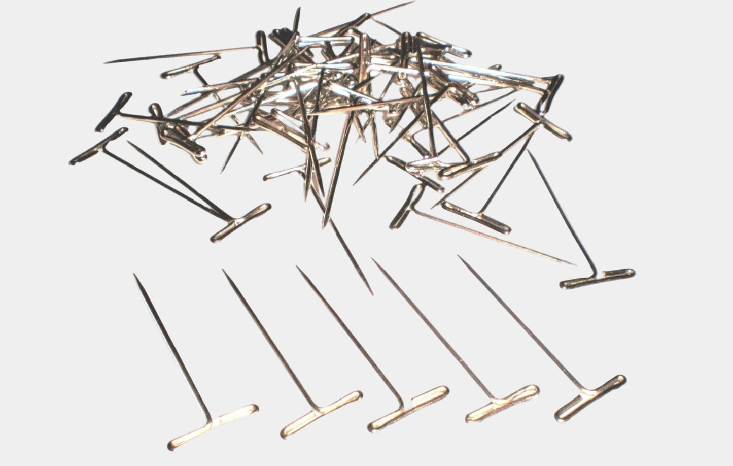 T-pins 38mm long x 50 pieces good quality
