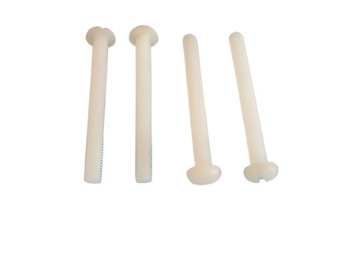 Nylon Bolts Slotted Head 4mm x 40mm WING FIXING BOLTS X 4 Pieces - CeeKay Traders UK