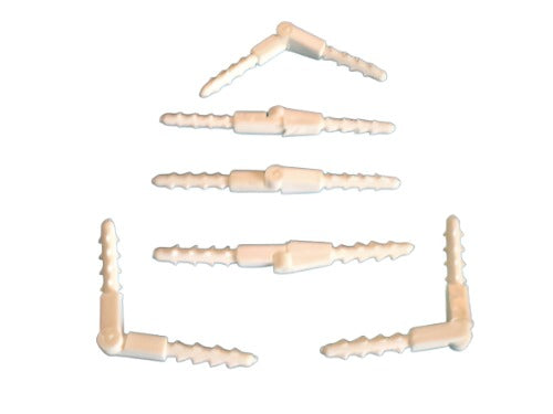 Hinges Pivot BARBI HINGE x 6 pieces Nylon R/C - CeeKay Traders UK