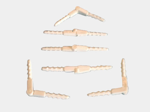 Hinges Pivot BARBI HINGE x 6 pieces Nylon R/C - CeeKay Traders UK