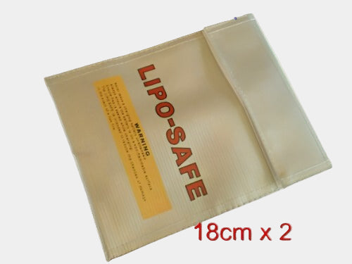 RC Lipo Battery Safe Guard Charging Bag 18cm x 22cm - CeeKay Traders UK