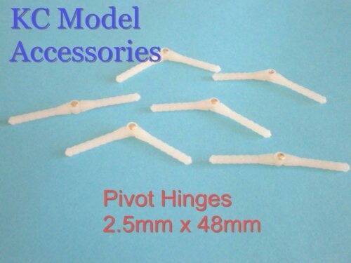 RC Round Pivot Barbi Hinges 2.5mm - CeeKay Traders UK