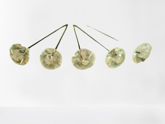 Diamante Pins Clear Diamonte Diamond Shape 6mm Head Pins 50pins.