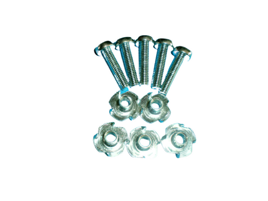 Captive T-Nuts 4mm x 25mm Screw Bolts and M4 For Engine Mounts - CeeKay Traders UK