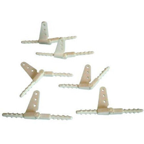 HINGES HORN BARBI For R/C Nylon x 6 pieces - CeeKay Traders UK