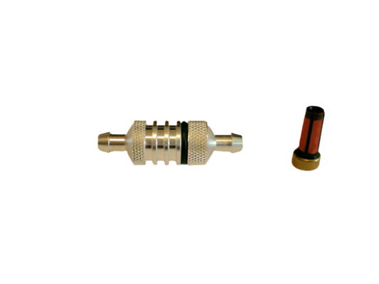 RC Glow Engine Inline Alloy Oil Fuel Filter R/C - CeeKay Traders UK
