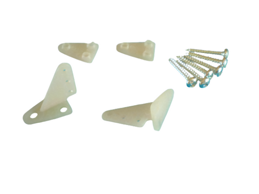 Control Horns inc Back Plate Small Inc Screws x 2 pieces - CeeKay Traders UK