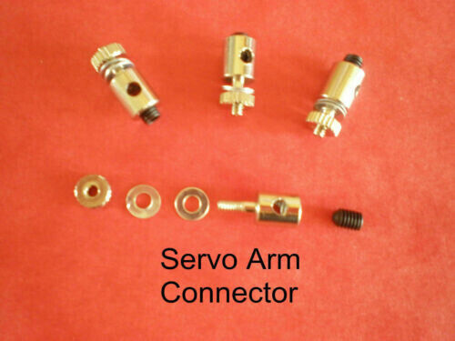 PUSHROD LINKAGE STOPPER SERVO CONNECTORS 1.5- 2mm x 4 pieces - CeeKay Traders UK