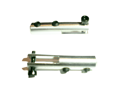 Aluminium Clevis Nipple Links Snap link Solderless For Push Rods 2mm. - CeeKay Traders UK