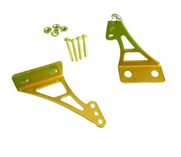 Control Horns Aluminium  20mm x 30mm x 2pcs inc Brass Screws & Nuts - CeeKay Traders UK