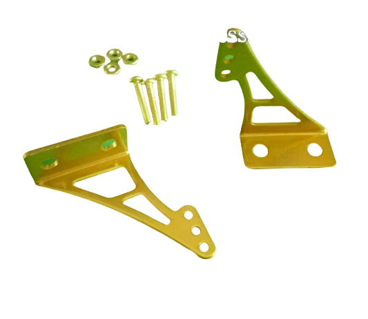 Control Horns Aluminium  20mm x 30mm x 2pcs inc Brass Screws & Nuts - CeeKay Traders UK