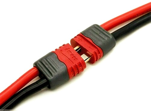 T-Plugs Deans Male and Female Connectors with Insulating Caps x 5 Pairs - CeeKay Traders UK