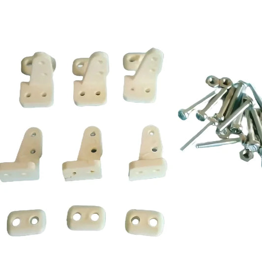 Control Horns Small x 6 Horns inc Screws & Nuts Nylon - CeeKay Traders UK