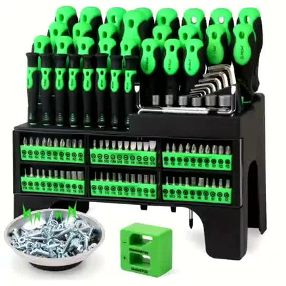 118pcs Magnetic Screwdriver Kit, Multifunctional Screwdriver Kit
