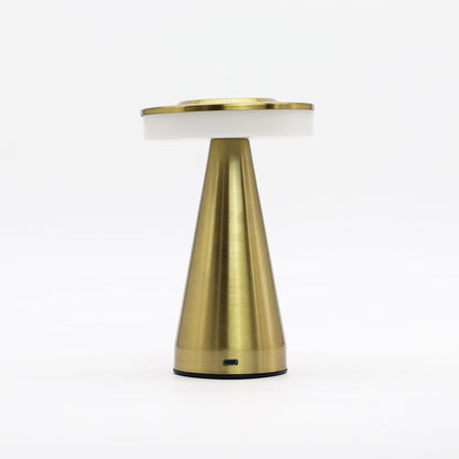 1x Touch Lamp Tall Stem Copper Usb Rechargeable