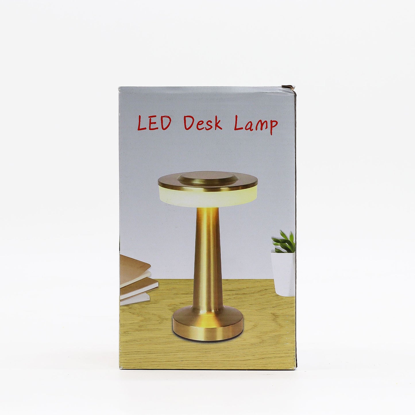 1x Touch Lamp Tall Stem Copper Usb Rechargeable