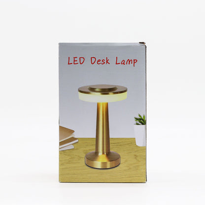 1x Touch Lamp Tall Stem Copper Usb Rechargeable