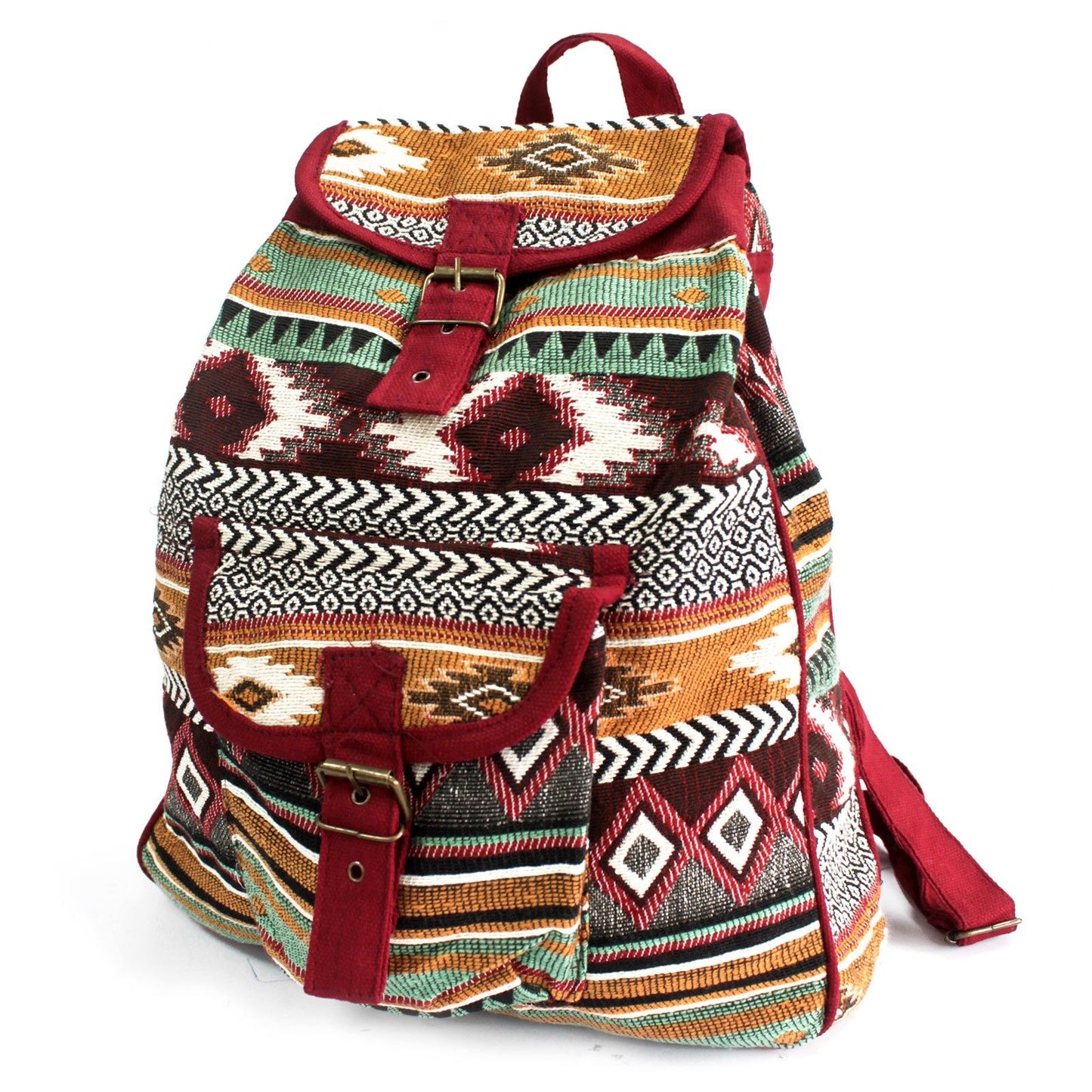 Jacquard Bag Chocolate Backpack