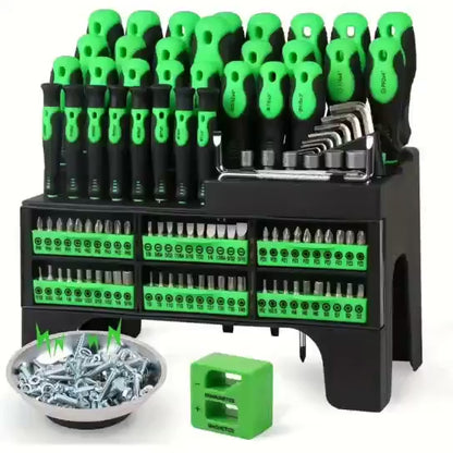 118pcs Magnetic Screwdriver Kit, Multifunctional Screwdriver Kit