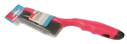 Stainless Steel Wire Brush 4 Row Workshop Garage Welding Rust Dirt Paint - CeeKay Traders UK