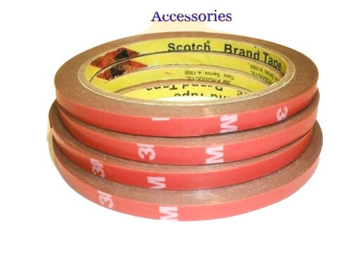 CAR AUTO ACRYLIC 3M x 6MM FOAM DOUBLE SIDED ADHESIVE ATTACHMENT TAPE UK STOCK - CeeKay Traders UK