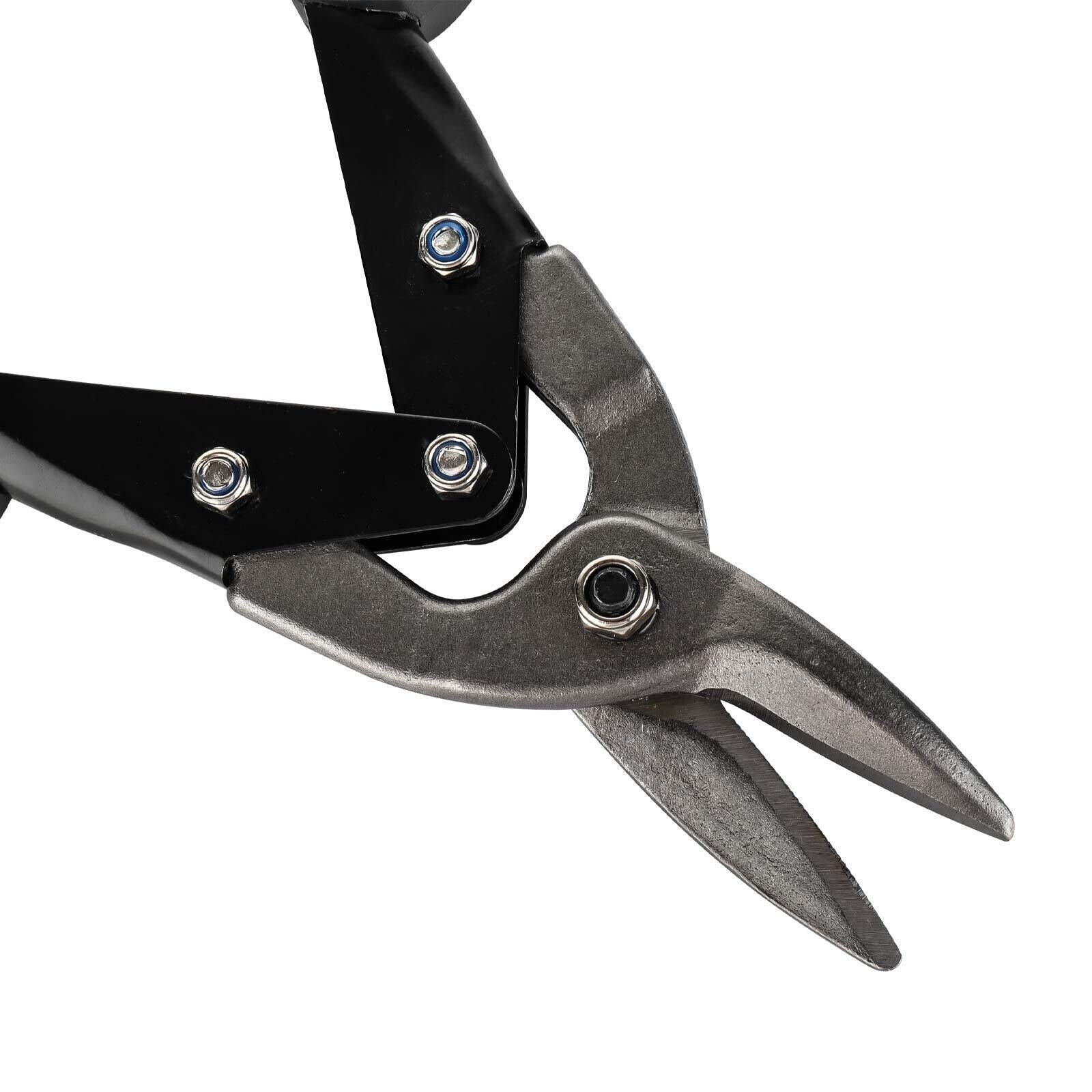 Aviation Tin Snips Straight Cut Metal Cutters 250mm - CeeKay Traders UK