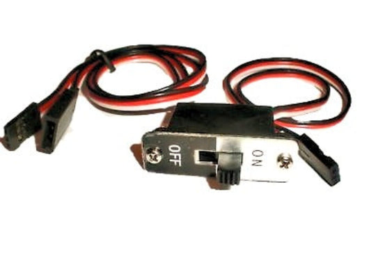 RC Switch Futaba Connector On- Off with Spare Male Plug Heavy Duty Good Quality - CeeKay Traders UK