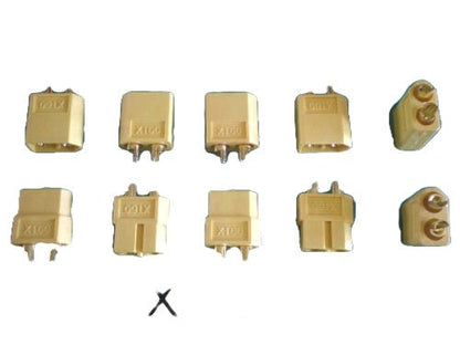 XT 60 Battery Connectors x 5 Pairs. - CeeKay Traders UK