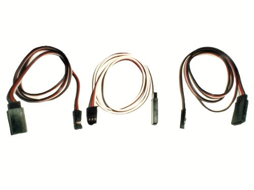 Servo Extension Lead Wire Cable for RC/ Futaba /JR /Hitec 3 x 500mm - CeeKay Traders UK