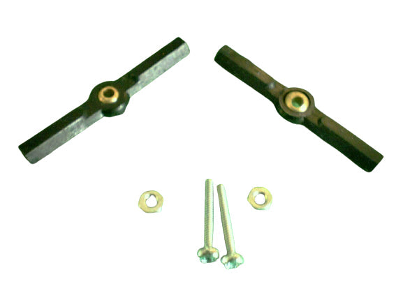 BRASS SWIVEL DOUBLE ENDED BALL  JOINT x 2 pieces - CeeKay Traders UK