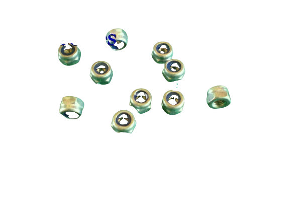 NYLOC NYLON LOCKING NUTS 3MM M3 STEEL x10 pieces - CeeKay Traders UK