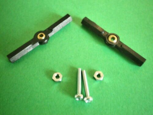 BRASS SWIVEL DOUBLE ENDED BALL  JOINT x 2 pieces - CeeKay Traders UK