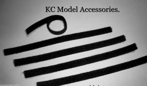 Velcro One Wrap Cable Ties Hook & Loop 10mm Black x 5 Straps/Strips 200mm - CeeKay Traders UK