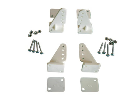 Control Horn Large Nylon x 4 pieces Inc Screws And Nuts - CeeKay Traders UK