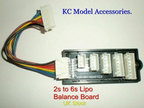Lipo Balance Board Adapter JST-XH 2s 3s 4s 5s 6s With Cable UK Stock. - CeeKay Traders UK