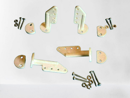 HORNS CONTROL LARGE RUDDER HORNS x 4 pieces inc Screws - CeeKay Traders UK