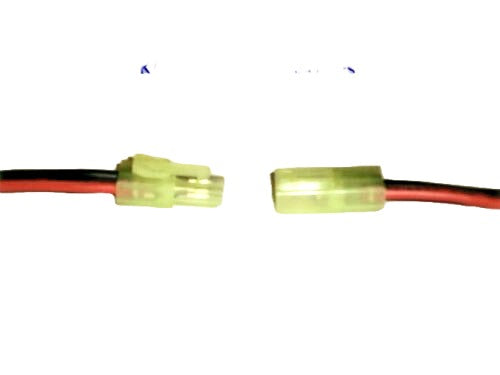Tamiya MiniBattery Connectors Male & Female With Silicone Wire Car Airsoft NiMH - CeeKay Traders UK