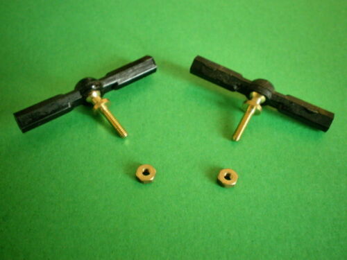BALL LINK Brass  DOUBLE  EXTENDED SWIVEL JOINT x 2 pieces - CeeKay Traders UK