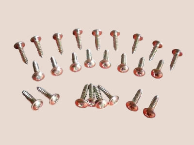 SERVO MOUNTING FLANGE HEAD 10mm LONG SCREWS x 25 pieces - CeeKay Traders UK
