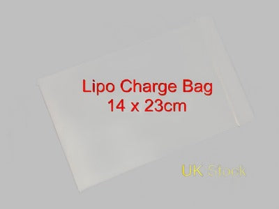 Lipo Battery Safe Guard Charging Small Bag 14 x 23cm - CeeKay Traders UK