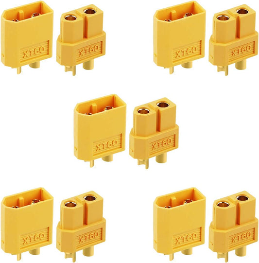 XT 60 Battery Connectors x 5 Pairs. - CeeKay Traders UK