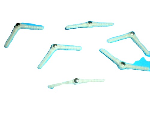 RC Round Pivot Barbi Hinges 2mm - CeeKay Traders UK