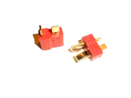 T-Plug Deans Connectors With Grips Gold Plated x 1 Pair - CeeKay Traders UK
