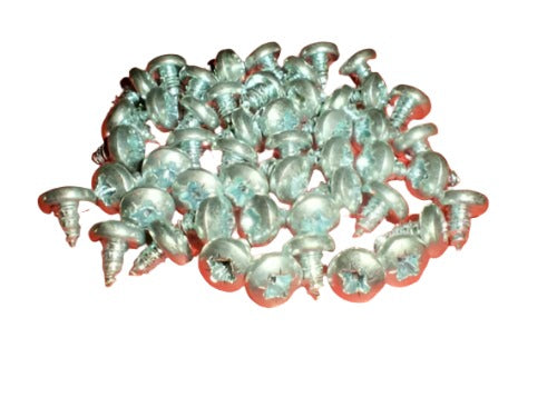 SELF TAPPING SCREWS 50 pieces Pozi Pan Head 4mm x 6mm - CeeKay Traders UK