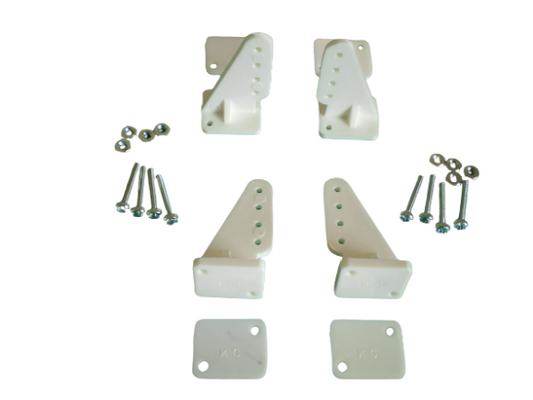 Control Horn Large Nylon x 4 pieces Inc Screws And Nuts - CeeKay Traders UK