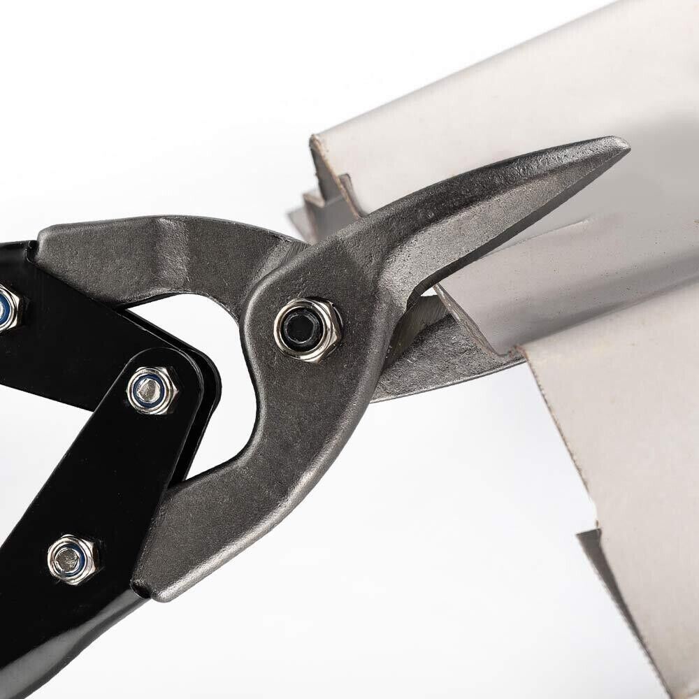 Aviation Tin Snips Straight Cut Metal Cutters 250mm - CeeKay Traders UK