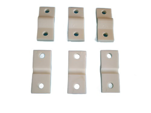 CLAMPS UNDERCARRIAGE NYLON  LARGE R/C  x 6 pieces - CeeKay Traders UK